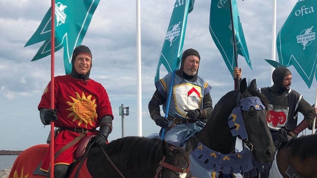 Gotland’s Coronavirus Knights. (source: BBC)