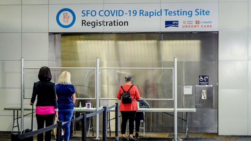 Rapid Testing Site at San Francisco International Airport. Source: United